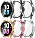 For Samsung Galaxy Watch 5/ 4 44mm Screen Protector Cover TPU Case 6x Pack