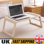 Adjustable Portable Folding Laptop Desk Computer Table Stand Tray Bed Sofa UK