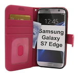 New Standcase Wallet Samsung Galaxy S7 Edge (G935F) (Hotpink)