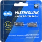 KMC Missing Link Non-Re-Usable 12 speed 2 pairs DLCTECH Black-H