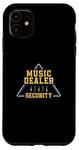 Coque pour iPhone 11 Funny Music Dealer Security Un producteur de musique et des ingénieurs du son