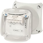 Hensel DK 0402 G Kopplingsdosa med plint, 2,5 mm 104 x 104 mm