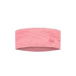 Buff Bandeau Cheveux DryFlx Homme Femme Adulte, Séchage Rapide, Stretch, Réfléchissant, Nuit, Brillant, Visibilité, Course à Pied, Stretch, Evacuation de l'Humidité, Rose, Taille Unique