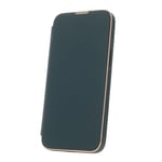 Smart Gold Frame Mag iPhone 13, 14 etui - Mørk grønn