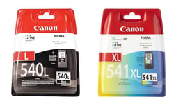 Canon PG-540L Black & CL-541XL Colour Ink Cartridge For MG4250 Replaces PG-540XL