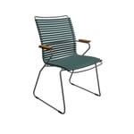 CLICK Dining Chair Tall Back - Pine Green