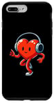 iPhone 7 Plus/8 Plus Running Heart with Headphones for Runners and Loving Couples Case