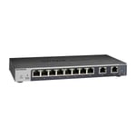 NETGEAR 10-Port Gigabit/10G Ethernet Plus Switch (GS110EMX) - Managed, with 8 x 