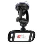 DURAGADGET Sturdy and Durable Anti-Shake Window Suction Mount - Compatible with E-PRANCE G1W Novatek 2.7" Car Dashcam