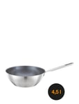 Fiskars All Steel Wok 28 Cm Silver