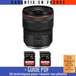 Canon RF 14-35mm f/4L IS USM + 2 SanDisk 32GB Extreme PRO UHS-II SDXC 300 MB/s + Guide PDF '20 TECHNIQUES POUR RÉUSSIR VOS PHOTOS