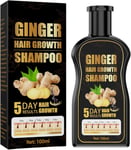 Hair Growth Shampoo - Ginger Shampoo - Anti-Hair Loss Anti-Dandruff & Anti-Itchi