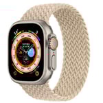 Slitstarkt och Elastiskt Apple Watch Armband 38mm/40mm/41mm Beige XS