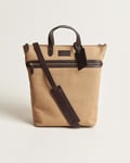 Polo Ralph Lauren Canvas Tote Bag  Tan/Dark Brown