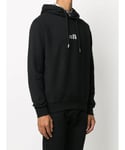 Dsquared2 Mens Small Icon Print Hoodie in Black Cotton - Size X-Large