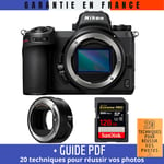 Nikon Z7 II + Nikon FTZ II + 1 SanDisk 128GB Extreme PRO UHS-II SDXC 300 MB/s + Guide PDF ""20 TECHNIQUES POUR RÉUSSIR VOS PHOTOS