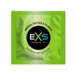 100 EXS Extreme 3 in 1 Condoms Ribbed Dotted Flared Tip Comfort Stimulations