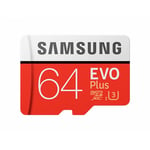 Samsung Evo Plus Mb-mc64g 64gb Microsdxc Uhs-i Class 10 Memory Card