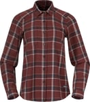 Bergans Bergans Women's Tovdal Shirt Amarone Red/Dark Shadow Grey Check S, Amarone Red/Dark Shadow Grey Check