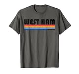Vintage 80s Style West Ham England T-Shirt