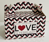 5 x Valentines/ Love/ Anniversary Treat Boxes Gift Idea Present For Him/ Her A4