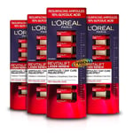 4x Loreal Revitalift Laser Renew 7 Day Ampoules 10% Glycolic Acid Peel Effect