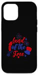 Coque pour iPhone 13 Pro 4 juillet Land of The Free