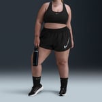 Nike One Dri-FIT Swoosh Shorts Plus Size 3X Dam Svart Korta Löparbyxor
