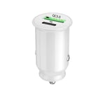 Chargeur Voiture Allume-cigare pour Asus Telephone ROG II USB vers USB Type C Charge Rapide 30W PD & QC 3.0 - 2 Ports