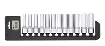 Pipesett 1/2" 12-kant Lang - 12-deler