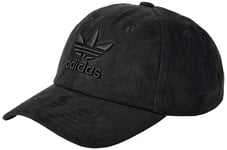 adidas Suede Bball Cap Chapeau Mixte Adulte, Black, FR : L (Taille Fabricant : OSFY)