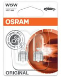 Osram OSRAM BILLAMPA W5W 12V 2 ST