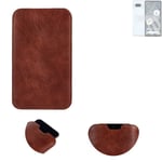 phone case for Google Pixel 7a sleeve cover pouch brown 