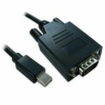 3m Mini DisplayPort Male Plug to 15 Pin SVGA Monitor PC Video Cable [008125]