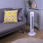 Tower Fan 29" Slim with 3 Speed Settings & Timer