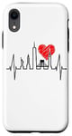 iPhone XR New York Skyline Heartbeat Love Statue Of Liberty New York Case