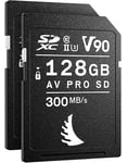 Karta pamięci Angelbird AV Pro SDXC 128GB V90 MK2 UHS-II (300 MB/s) Match Pack EOS R6