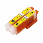 2 Yellow Ink Cartridge for Epson T2434 XP-55 XP-750 XP-760 XP-850 XP-860 XP-960