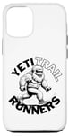 Coque pour iPhone 14 Pro Yeti Trail Runners Funny Bigfoot Running Outdoor Runner