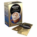 6x Nescafe Gold Decaffeinated Cappuccino Coffee 8 Sachets 120g