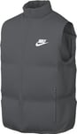 Nike FB7373-068 M NK TF CLUB PUFFER VEST Jacket Homme IRON GREY/WHITE Taille S