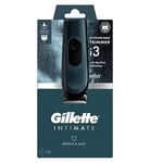 Gillette Intimate Mens Intimate Trimmer i3, SkinFirst Pubic Hair Trimmer For Men, Waterproof