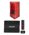 FCUK SPORT ( 3Pcs GiftSet For him ) Body Spray 200 ML,Towel,Sweatband