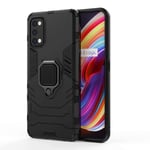GIOPUEY Case for Xiaomi Poco X3 GT, 2 in 1 PC TPU Cover Armure Phone Case [Heavy Duty] Vertical bracket Cover [Shockproof] [Anti-fall] [Non-slip] Case - Black