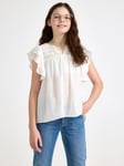 Lindex Blus med volang