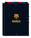 SAFTA Carpeta Folio con 3 Solapas de F.C. Barcelona 1ª Equipación 22/23, 260x365