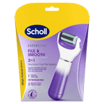 Scholl File & Smooth 2-I-1 Purple Elektronisk Fotfil 1 stk