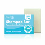 Friendly Soap Shampoo Bar - Peppermint & Eucalyptus 95g-4 Pack