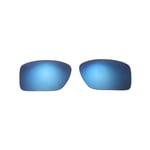 Walleva Ice Blue Non-Polarized Replacement Lenses For Oakley Double Edge