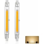 R7s LED-lampa 118mm 20w Dimbar, Varmvit 3000k 3000lm, Linjär ersättning J118 300w Halogenlampa (FMY)